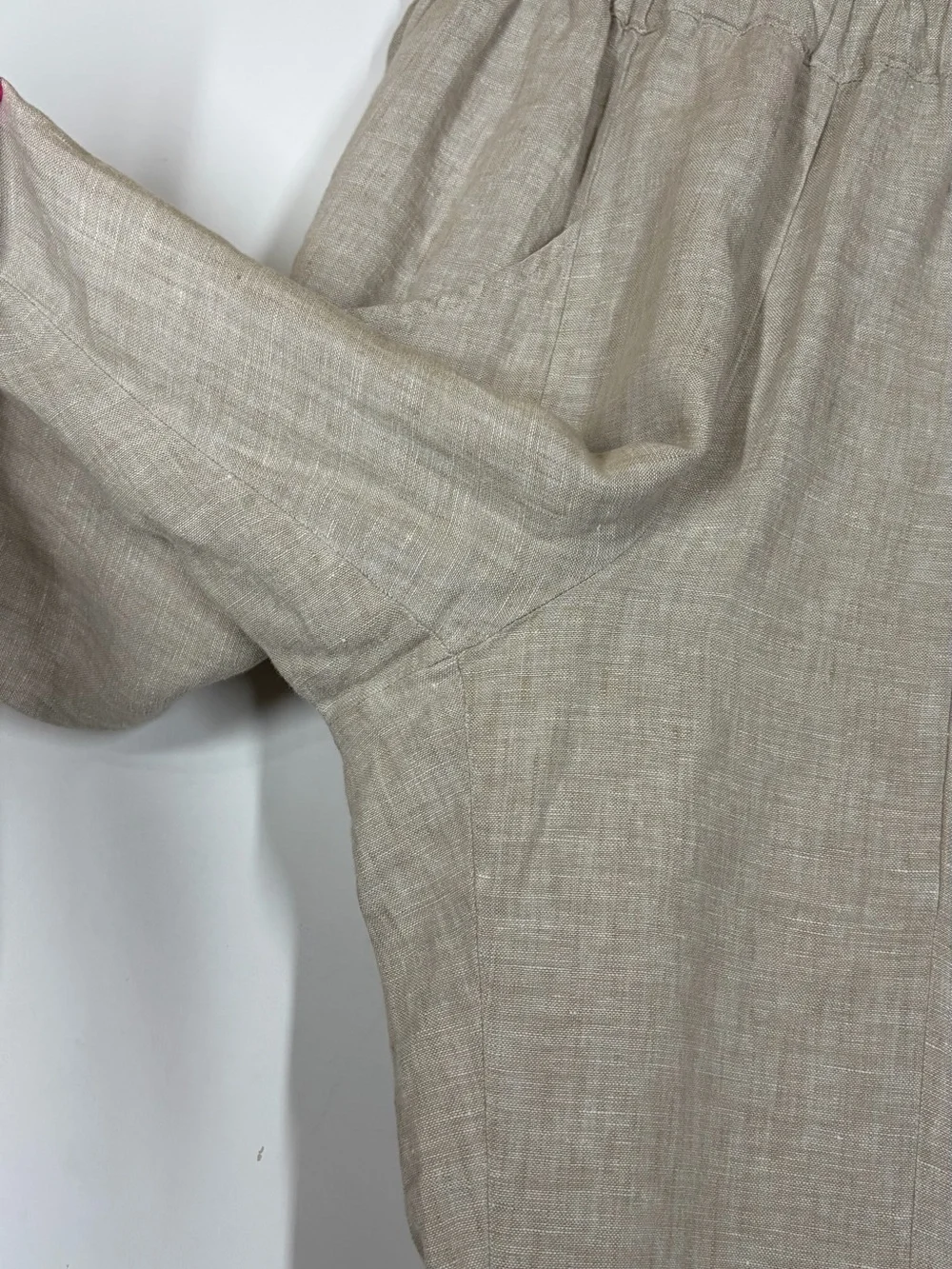Quince 100% European Linen Tapered Ankle Pants Size Medium